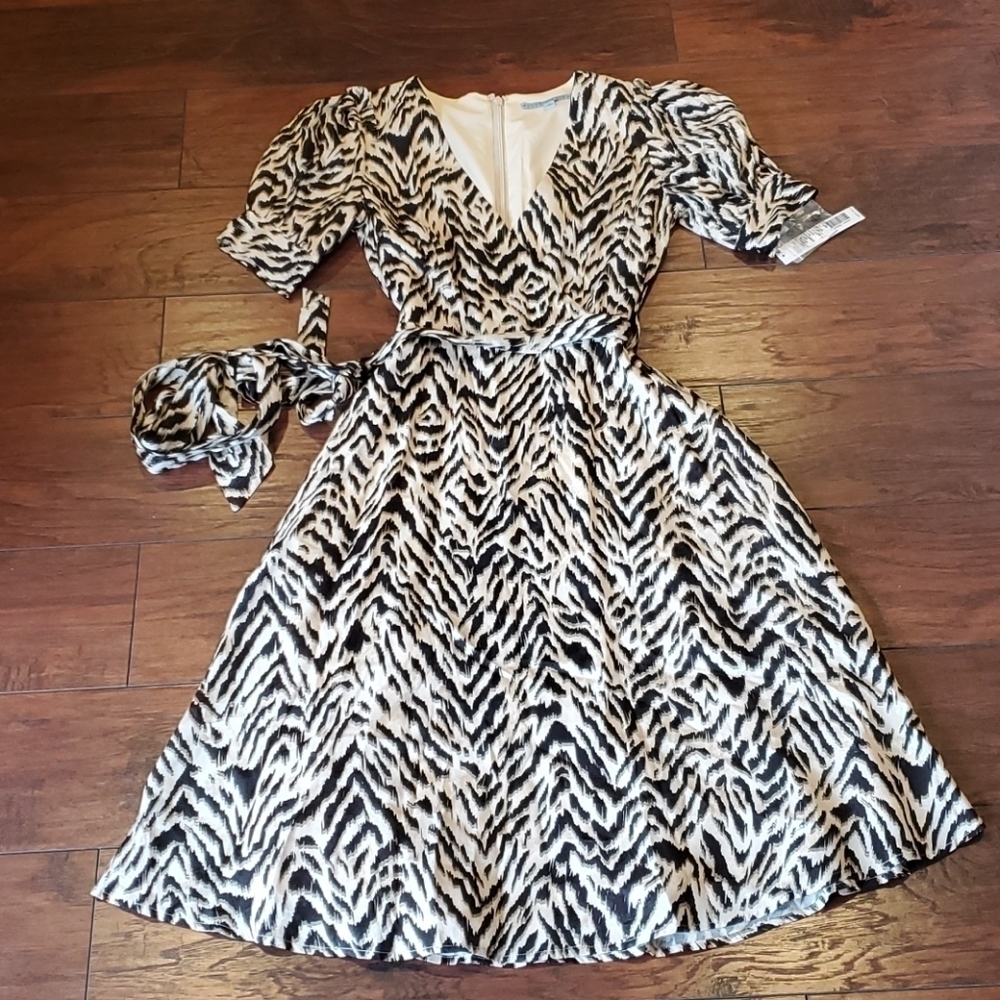 NWT Antonio Melani Animal print boho dress - Picture 3 of 11